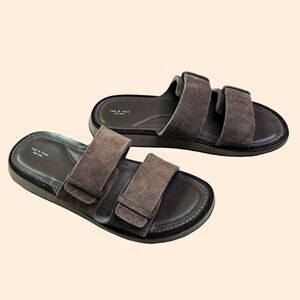 Rag Bone Parker Suede Slides